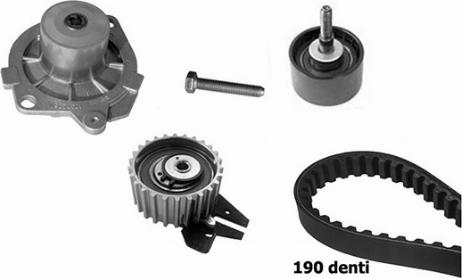 OMB KMB5013A - Wasserpumpe + Zahnriemensatz alexcarstop-ersatzteile.com