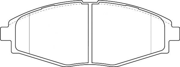 Omnicraft 2134952 - Bremsbelagsatz, Scheibenbremse alexcarstop-ersatzteile.com