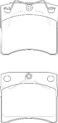 Omnicraft 2134968 - Bremsbelagsatz, Scheibenbremse alexcarstop-ersatzteile.com