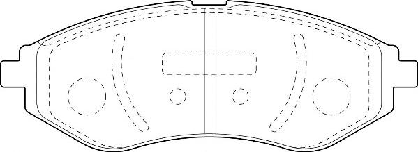 Omnicraft 2134934 - Bremsbelagsatz, Scheibenbremse alexcarstop-ersatzteile.com