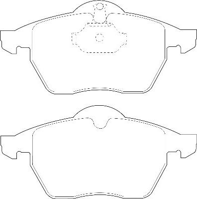 Omnicraft 2134972 - Bremsbelagsatz, Scheibenbremse alexcarstop-ersatzteile.com