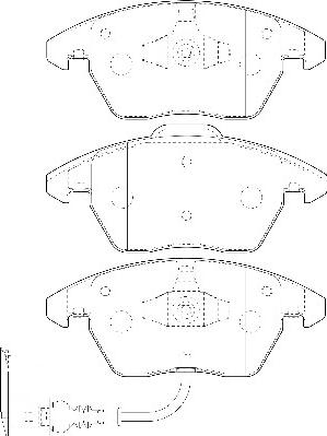 Omnicraft 2134844 - Bremsbelagsatz, Scheibenbremse alexcarstop-ersatzteile.com