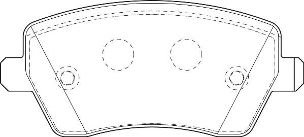 Omnicraft 2134842 - Bremsbelagsatz, Scheibenbremse alexcarstop-ersatzteile.com