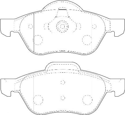 Omnicraft 2134874 - Bremsbelagsatz, Scheibenbremse alexcarstop-ersatzteile.com