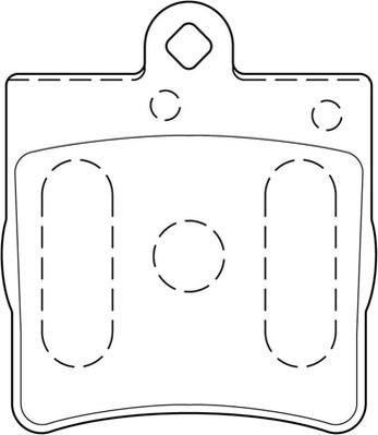 Omnicraft 2135587 - Bremsbelagsatz, Scheibenbremse alexcarstop-ersatzteile.com