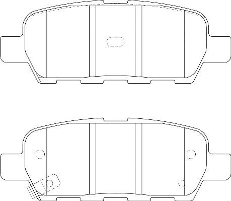 Omnicraft 2135624 - Bremsbelagsatz, Scheibenbremse alexcarstop-ersatzteile.com