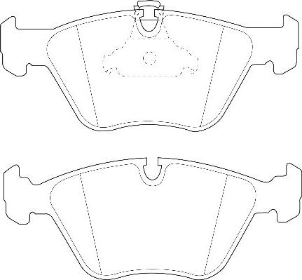 Omnicraft 2135000 - Bremsbelagsatz, Scheibenbremse alexcarstop-ersatzteile.com