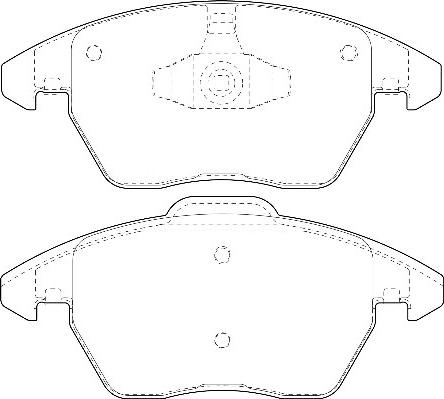 Omnicraft 2135008 - Bremsbelagsatz, Scheibenbremse alexcarstop-ersatzteile.com