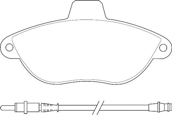 Omnicraft 2135155 - Bremsbelagsatz, Scheibenbremse alexcarstop-ersatzteile.com