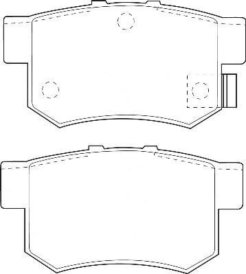 Omnicraft 2135711 - Bremsbelagsatz, Scheibenbremse alexcarstop-ersatzteile.com