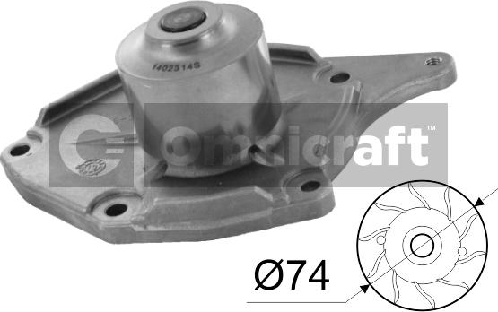 Omnicraft 2316882 - Wasserpumpe alexcarstop-ersatzteile.com