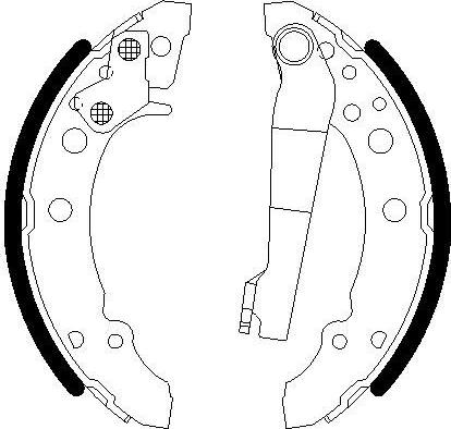 Omnicraft 2255656 - Bremsbackensatz alexcarstop-ersatzteile.com