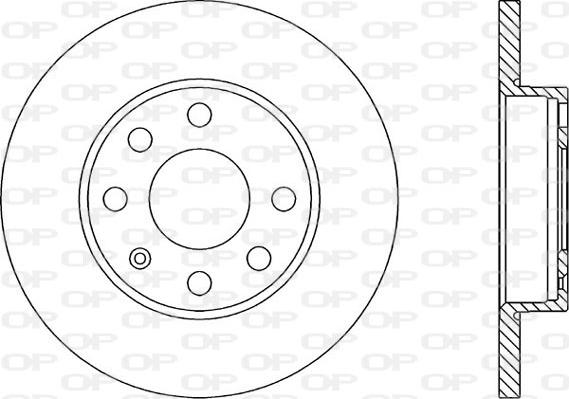 Open Parts BDA1403.10 - Bremsscheibe alexcarstop-ersatzteile.com