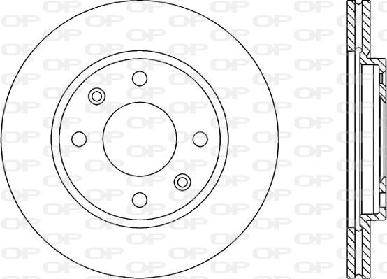 Open Parts BDA1432.20 - Bremsscheibe alexcarstop-ersatzteile.com