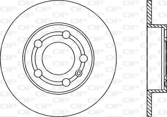 Open Parts BDA1668.10 - Bremsscheibe alexcarstop-ersatzteile.com