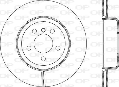 Allied Nippon AND7025 - Bremsscheibe alexcarstop-ersatzteile.com