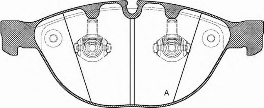 Open Parts BPA0958.10 - Bremsbelagsatz, Scheibenbremse alexcarstop-ersatzteile.com