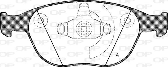 Open Parts BPA0984.00 - Bremsbelagsatz, Scheibenbremse alexcarstop-ersatzteile.com