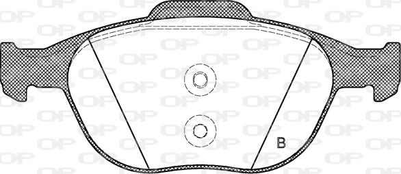 Open Parts BPA0984.00 - Bremsbelagsatz, Scheibenbremse alexcarstop-ersatzteile.com