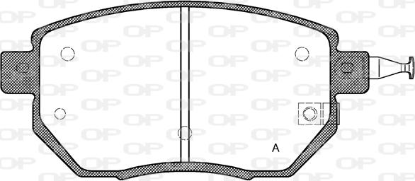 Open Parts BPA0985.02 - Bremsbelagsatz, Scheibenbremse alexcarstop-ersatzteile.com