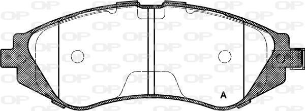 Open Parts BPA0645.02 - Bremsbelagsatz, Scheibenbremse alexcarstop-ersatzteile.com