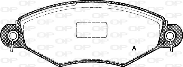 Open Parts BPA0643.10 - Bremsbelagsatz, Scheibenbremse alexcarstop-ersatzteile.com