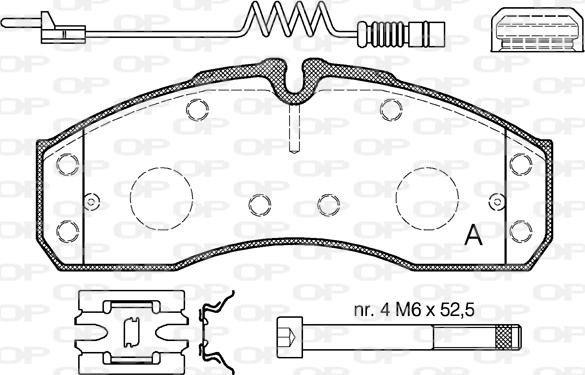 Open Parts BPA0651.22 - Bremsbelagsatz, Scheibenbremse alexcarstop-ersatzteile.com