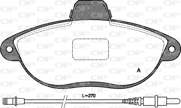 Open Parts BPA0602.02 - Bremsbelagsatz, Scheibenbremse alexcarstop-ersatzteile.com