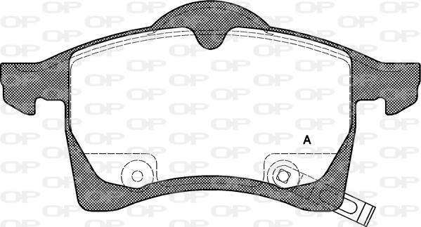 Open Parts BPA0683.02 - Bremsbelagsatz, Scheibenbremse alexcarstop-ersatzteile.com