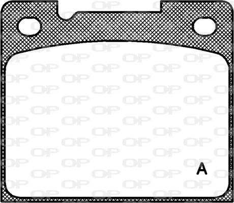 Open Parts BPA0039.30 - Bremsbelagsatz, Scheibenbremse alexcarstop-ersatzteile.com