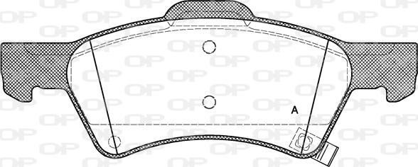 Open Parts BPA0810.02 - Bremsbelagsatz, Scheibenbremse alexcarstop-ersatzteile.com