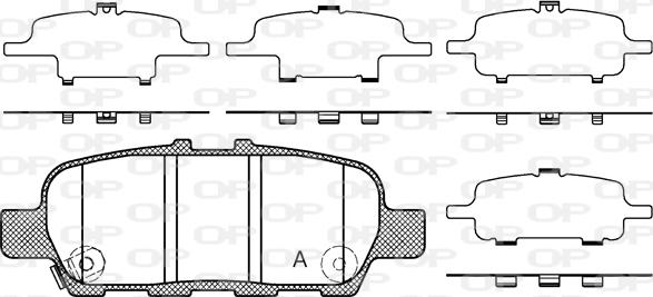 Open Parts BPA0876.41 - Bremsbelagsatz, Scheibenbremse alexcarstop-ersatzteile.com