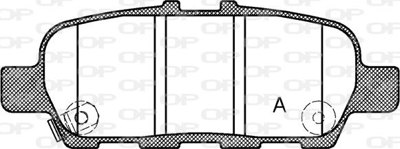 Open Parts BPA0876.31 - Bremsbelagsatz, Scheibenbremse alexcarstop-ersatzteile.com