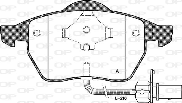 BOSCH BP352 - Bremsbelagsatz, Scheibenbremse alexcarstop-ersatzteile.com