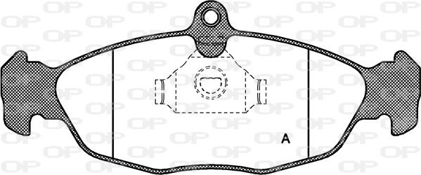 Open Parts BPA0393.00 - Bremsbelagsatz, Scheibenbremse alexcarstop-ersatzteile.com