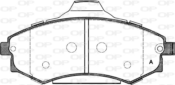 Open Parts BPA0318.82 - Bremsbelagsatz, Scheibenbremse alexcarstop-ersatzteile.com