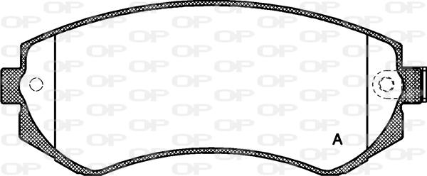 Open Parts BPA0317.12 - Bremsbelagsatz, Scheibenbremse alexcarstop-ersatzteile.com