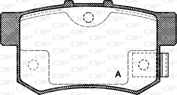 Open Parts BPA0325.02 - Bremsbelagsatz, Scheibenbremse alexcarstop-ersatzteile.com