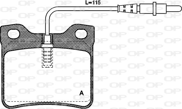 Open Parts BPA0321.02 - Bremsbelagsatz, Scheibenbremse alexcarstop-ersatzteile.com