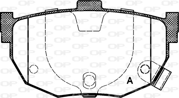 Open Parts BPA0294.22 - Bremsbelagsatz, Scheibenbremse alexcarstop-ersatzteile.com