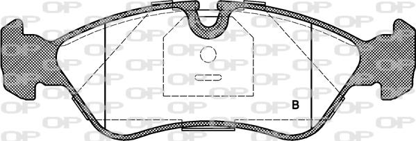 Open Parts BPA0286.30 - Bremsbelagsatz, Scheibenbremse alexcarstop-ersatzteile.com