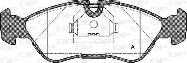 Open Parts BPA0286.30 - Bremsbelagsatz, Scheibenbremse alexcarstop-ersatzteile.com