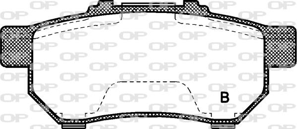 Open Parts BPA0233.52 - Bremsbelagsatz, Scheibenbremse alexcarstop-ersatzteile.com