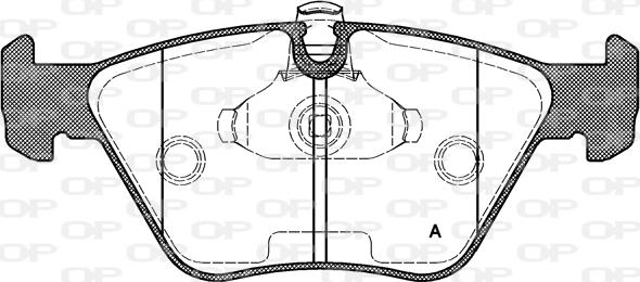 Open Parts BPA0270.15 - Bremsbelagsatz, Scheibenbremse alexcarstop-ersatzteile.com