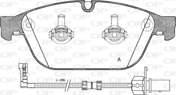 Open Parts BPA1443.02 - Bremsbelagsatz, Scheibenbremse alexcarstop-ersatzteile.com