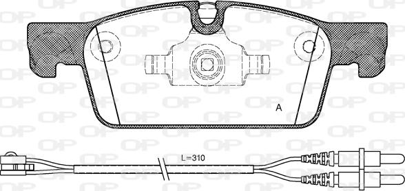 Open Parts BPA1461.01 - Bremsbelagsatz, Scheibenbremse alexcarstop-ersatzteile.com