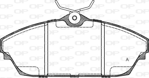 Open Parts BPA1504.00 - Bremsbelagsatz, Scheibenbremse alexcarstop-ersatzteile.com