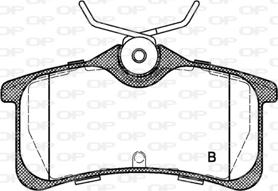 Open Parts BPA1050.02 - Bremsbelagsatz, Scheibenbremse alexcarstop-ersatzteile.com