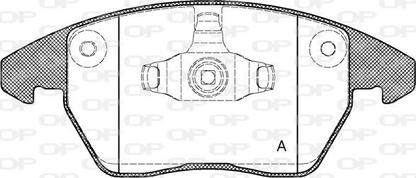 Open Parts BPA1030.10 - Bremsbelagsatz, Scheibenbremse alexcarstop-ersatzteile.com