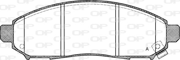 Open Parts BPA1162.12 - Bremsbelagsatz, Scheibenbremse alexcarstop-ersatzteile.com